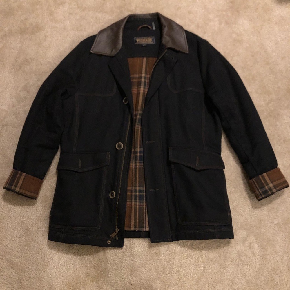 Pendleton Black and Brown Men's Jacket